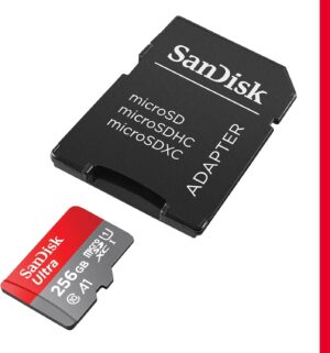 SanDisk 256GB Ultra microSDXC UHS-I Memory Card with Adapter - Up to 150MB/s, C10, U1, Full HD, A1, MicroSD Card - – Image 3