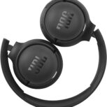 JBL Tune 510BT - Casque Bluetooth avec jusqu'à 40 heures d'autonomie, microphone pour les appels, pliable et confortable, compatible Android et iOS (Noir)