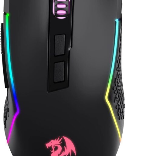 Souris de jeu sans fil Redragon M693, 8 000 DPI, connexion 3 modes, Bluetooth et sans fil 2,4 GHz