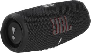 JBL CHARGE 5 - Enceinte Bluetooth portable étanche (IP67) avec batterie externe, sortie de charge USB, 20 heures d'autonomie
