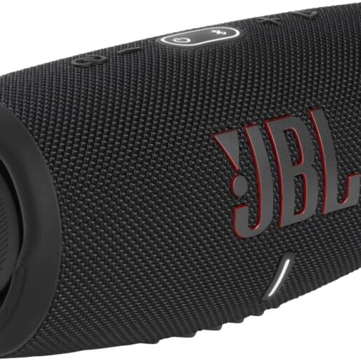 JBL CHARGE 5 - Enceinte Bluetooth portable étanche (IP67) avec batterie externe, sortie de charge USB, 20 heures d'autonomie