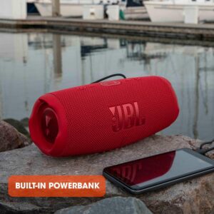 JBL CHARGE 5 - Enceinte Bluetooth portable étanche (IP67) avec batterie externe, sortie de charge USB, 20 heures d'autonomie – Image 2
